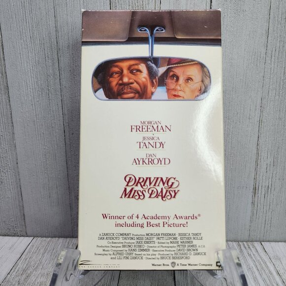 Driving Miss Daisy VHS Tape 1989 - Morgan Freeman Jessica Tandy - Picture 1 of 4